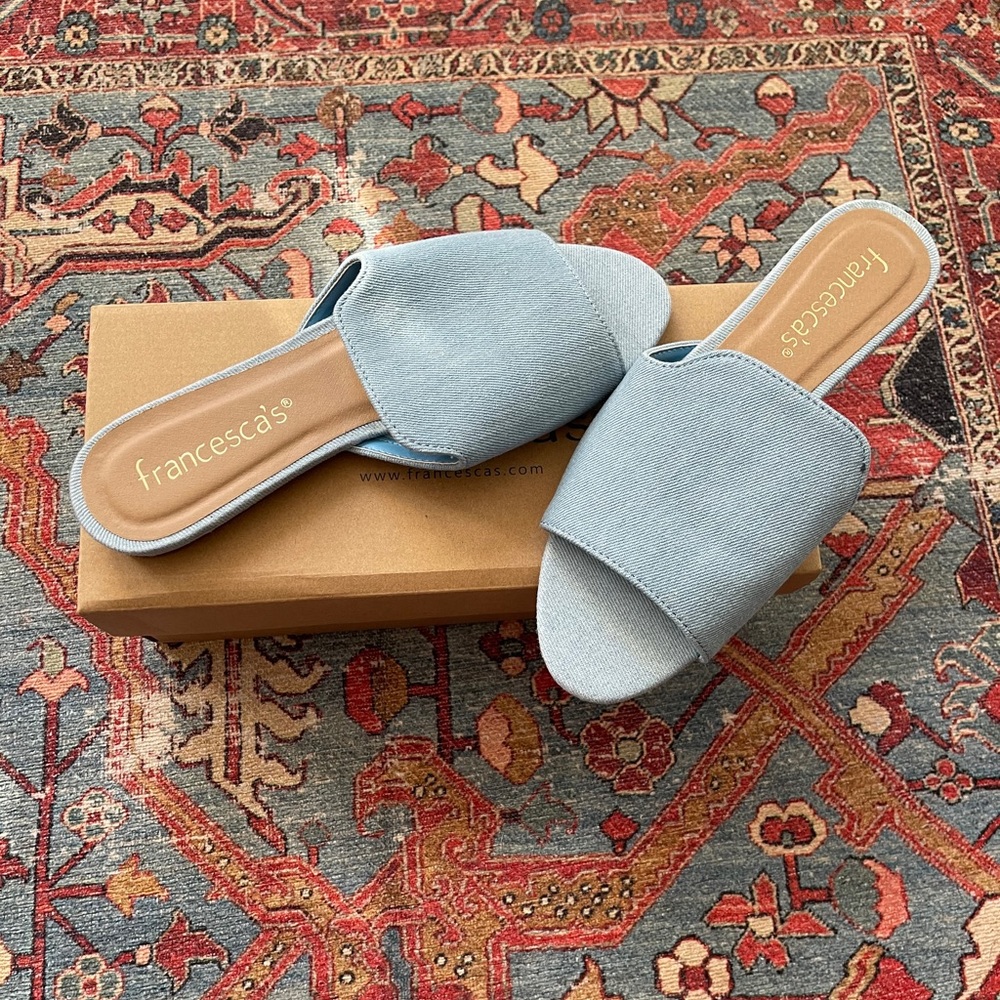 DENIM SANDALS